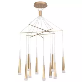 Люстра Vivat, 70Вт LED, 3000К, 3500лм, цвет золото