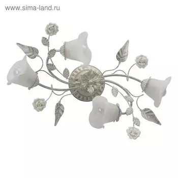 Люстра «Восторг», 4x60Вт E14, прозрачный