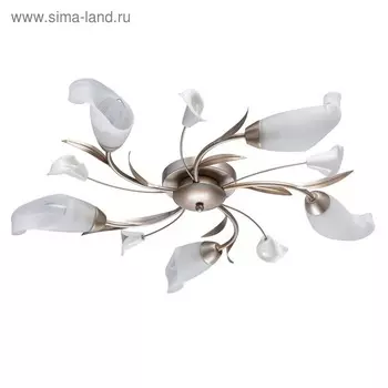 Люстра «Восторг», 5x60Вт E14, серебро