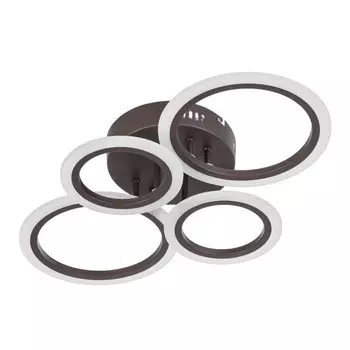 Люстра «Зара» LEd=72W 3000-6000k Диммер, ПДУ Коричневый 642520 см