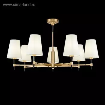 Люстра Maytoni H001CL-07BS, 7хE14, 40Вт, 88х88х50,5 см, цвет латунь