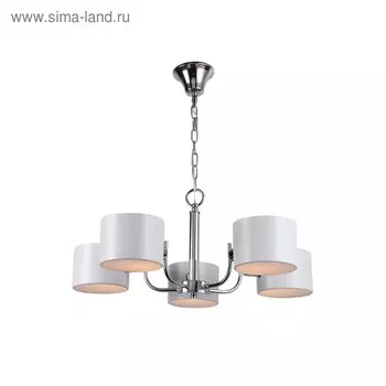 Люстра "Зея" 5x40Вт Е14 хром 64x64x67см