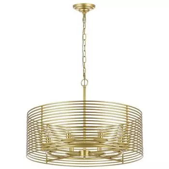 Люстра Zeta, 8x40Вт E14, цвет золото