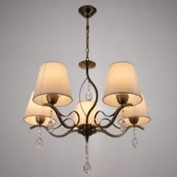 Люстра "Жаклин" 5х40Вт E14 бронза 65х65х73 см.