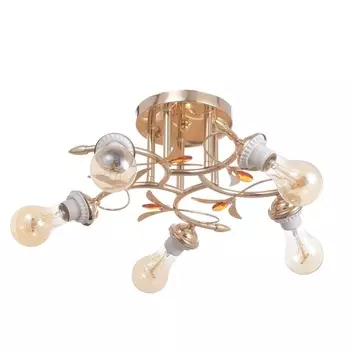 Люстра "Жаннета" бп 5х40Вт Е27 Золото МОДЕЛЬ: 2800064