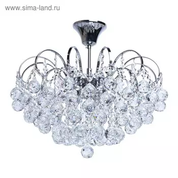 Люстра «Жемчуг» 6x60Вт E14 хром