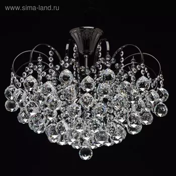 Люстра «Жемчуг», 6x60Вт E14, никель