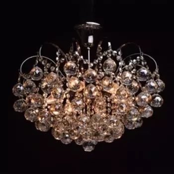 Люстра «Жемчуг» 6x60Вт E14 никель