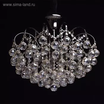 Люстра «Жемчуг» 6x60Вт E14 никель