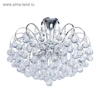 Люстра «Жемчуг» 8x60Вт E14 хром