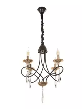 Люстра «Жизель» 440 Е14 черный/золото 545449(+50)см