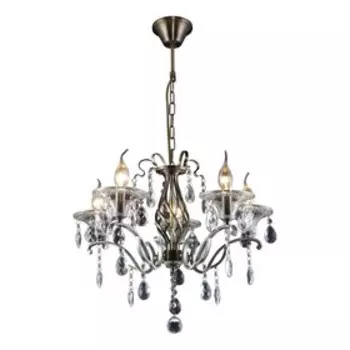 Люстра Zoe 5x40Вт E14 античная бронза