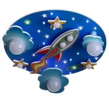 Люстра «Звезды» 340 Вт E27+10 Вт LEd=555518 см BayerLux