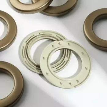 Люверсы для штор, d=3.4/5.5 см, 10 шт., цвет бронзовый