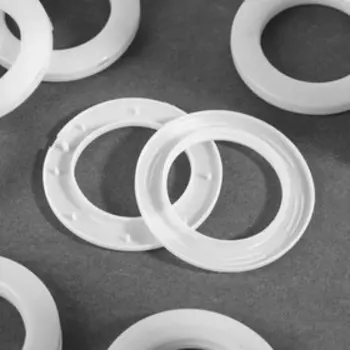 Люверсы для штор, d=4/6.5 см, 10 шт., белые