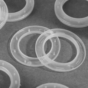 Люверсы для штор, d=4/6.5 см, 10 шт., прозрачные