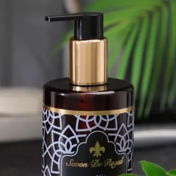 Люксовое жидкое мыло для рук с цветками голубого василька "Голубой василёк", серия "Природа", Savon De Royal, 500 мл