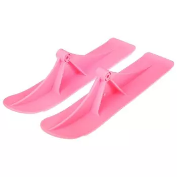 Лыжи для самокатов-снегокатов GRAFFITI, пара, цвет розовый