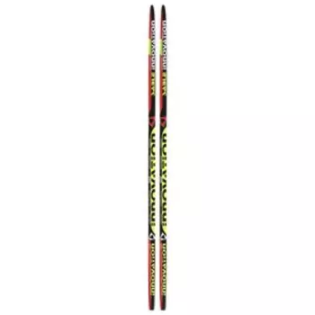 Лыжи пластиковые, 195 см, цвета МИКС