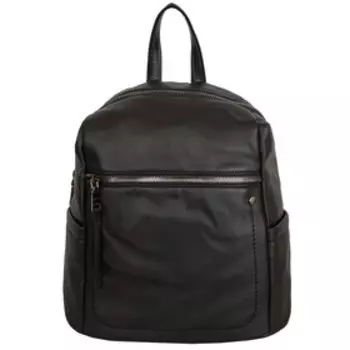 M3134 Рюкзак, отдел на молнии, цвет черный 30х30х14см