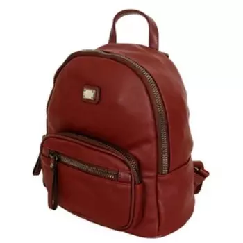 Рюкзак, отдел на молнии, цвет бордовый 24х27х12см