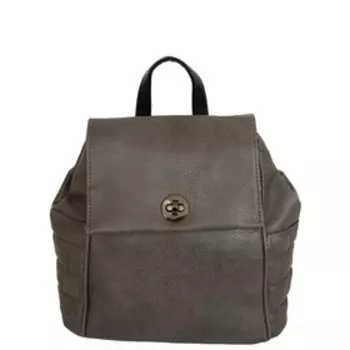 M6104-1 Рюкзак, отдел на молнии, цвет серый 27х26х11см