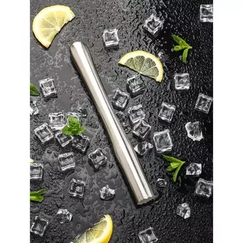 Мадлер - толкушка Magistro Steel, 23 см, нержавеющая сталь