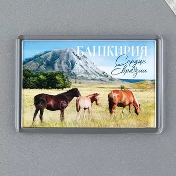 Магнит акриловый «Башкирия» 5,2 х 7,7 см
