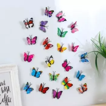 Магнит "Бабочка красавка" 3,53 см МИКС