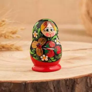 Магнит "Матрёшка", 6х4 см, ручная роспись, микс