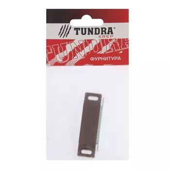 Магнит мебельный ТУНДРА M002BR, 6013 мм, средний, коричневый, 1 шт.
