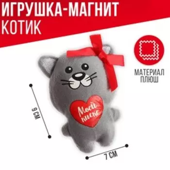 Мягкая игрушка-магнит «Моей киске», кот
