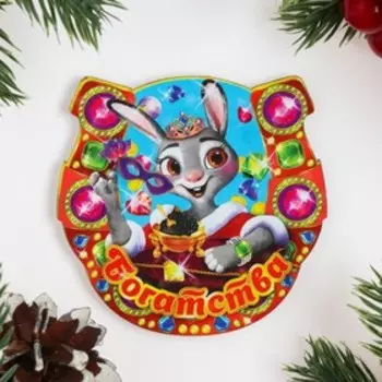 Магнит новогодний подкова "Символ года 2023. Богатства"