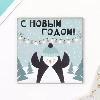 Магнит "Пингвин" 7х7 см