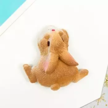 Магнит полистоун "Лесной заяц" МИКС 6,6х5,5 см