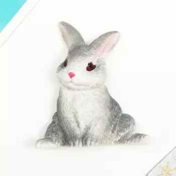 Магнит полистоун "Малыш-крольчонок" МИКС 8,4х5,5 см