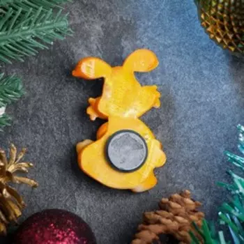 Магнит "Смеющийся заяц" 4х2х7см МИКС