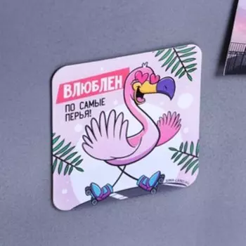 Магнит на холодильник «Влюблён», 7 х 7 см