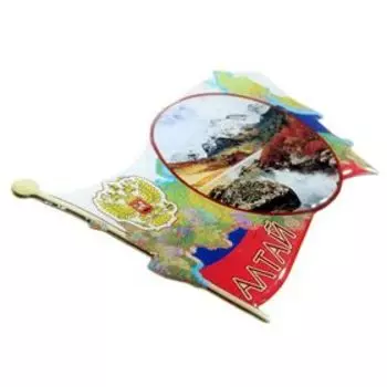 Магнит в форме флага «Алтай»