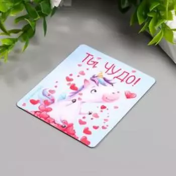 Магнит винил "Ты чудо" 6х7 см