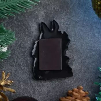 Магнит "Заяц" с термометром 5,6см МИКС