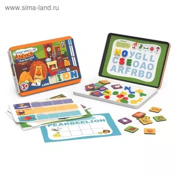 Магнитная азбука «Английский язык», с заданиями