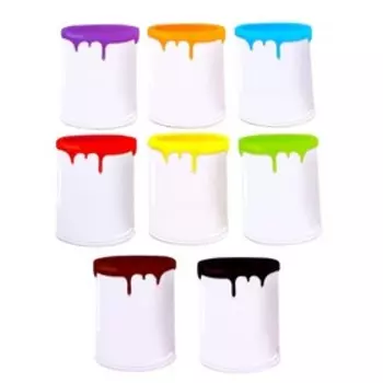 Магнитный набор «Цветные баночки», в пакете