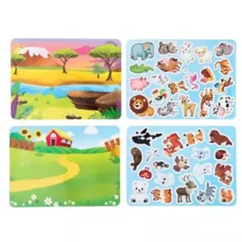 Магнитная игра «Кто где живёт?»