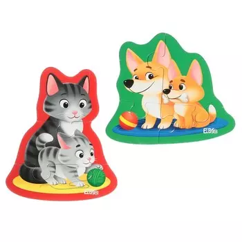 Магнитный пазл «Домашние питомцы»