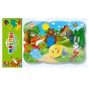 Магнитный пазл «Колобок», 12 элементов