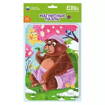 Магнитный пазл «Весна», А5, 12 элементов