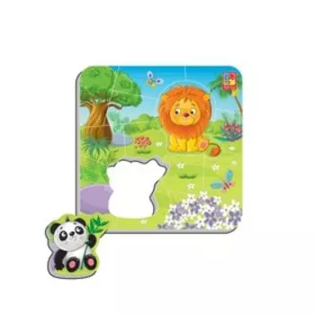 Магнитный пазл «Зоопарк», 14 элементов