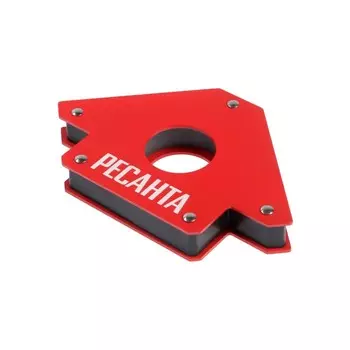 Магнитный угольник "Ресанта" УМ-34, для сварки, 45, 90, 135, усилие на отрыв 34 кг