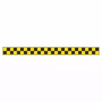 Магнитный знак-молдинг такси, широкий, комплект, 100 х 8 см